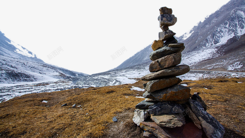 青海祁连山冰雪二psd免抠素材_新图网 https://ixintu.com 名胜古迹 旅游风景 著名建筑