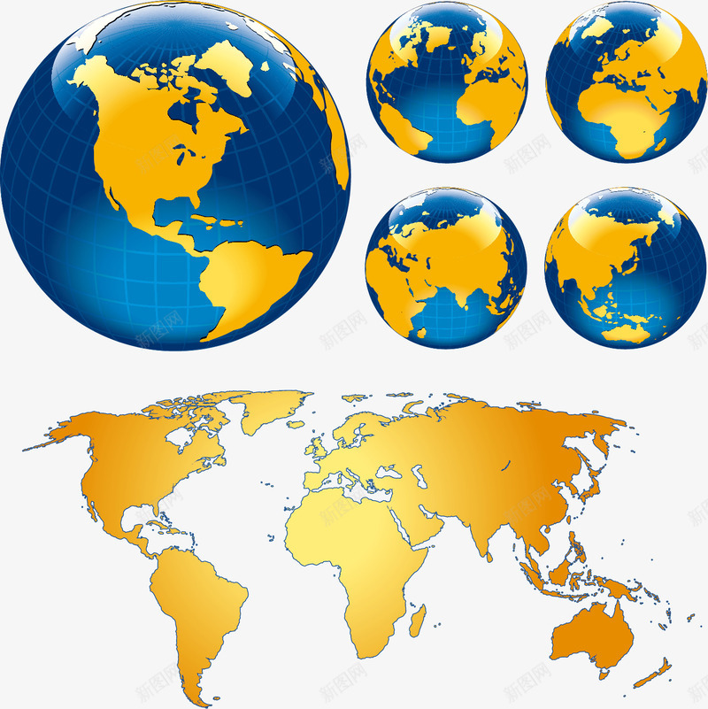 世界地图地球png免抠素材_新图网 https://ixintu.com 世界地图 地球 地球模型 墨迹地球 金色地球