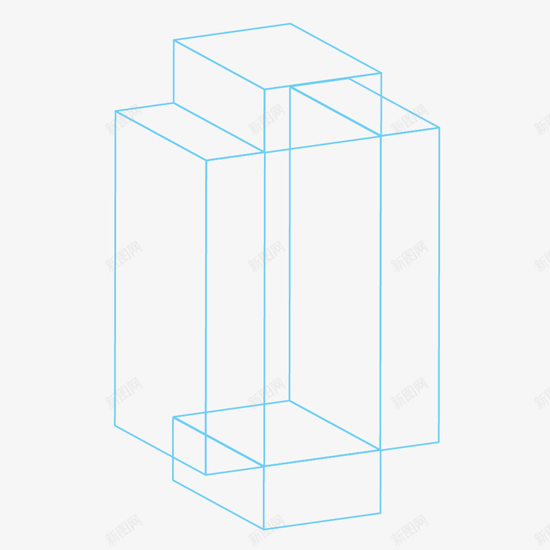 简约经典几何立体组合图形装饰png免抠素材_新图网 https://ixintu.com PPT设计 几何体组合设计 几何立体图形 几何立体方块设计 模型设计 透明几何图形