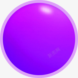紫色简约圆圈边框纹理素材