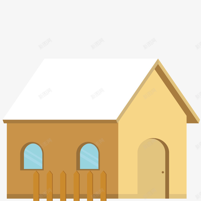 冬季房屋建筑png免抠素材_新图网 https://ixintu.com 3d模型 创意 房子 手绘 时尚 模型 立体