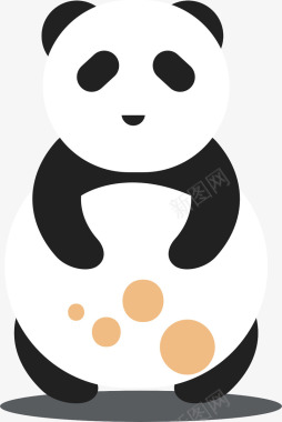 熊猫矢量图图标图标