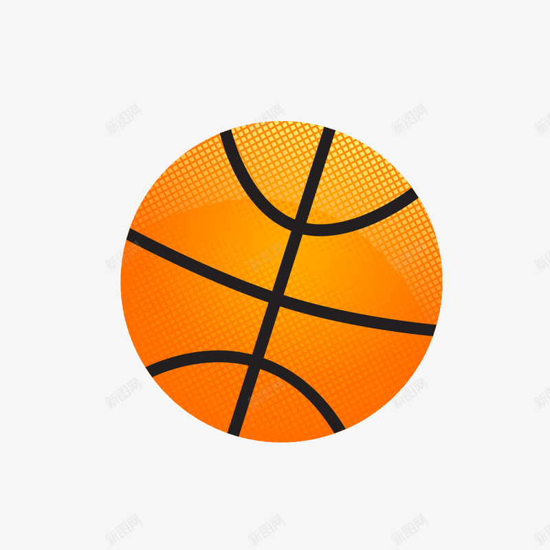 手绘篮球模型png免抠素材_新图网 https://ixintu.com 手绘 手绘篮球 篮球