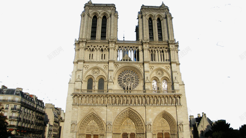 法国巴黎圣母院十一psd免抠素材_新图网 https://ixintu.com 名胜古迹 旅游风景 著名建筑
