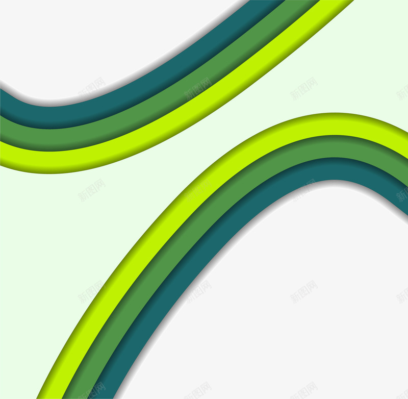 绿色条纹标题框png免抠素材_新图网 https://ixintu.com 几何 抽象 绿色条纹 绿色标题框