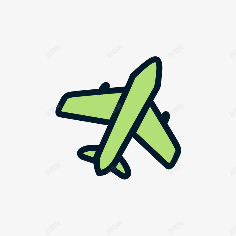 黑绿色飞机模型矢量图ai免抠素材_新图网 https://ixintu.com 模型 矢量飞机 绿色 飞机 飞机模型 黑色 矢量图