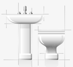 厕所模型水池高清图片