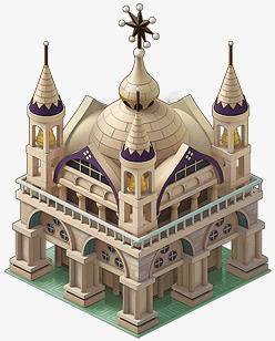 城堡建筑模型素材