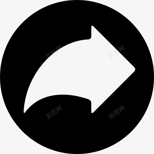右箭头在一个圆圈图标png_新图网 https://ixintu.com 右 右箭头 圆形 圈 方向标志 箭头