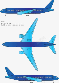 矢量Boeing飞机3631高清图片