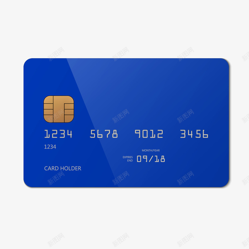 灰蓝色日常银行卡模型矢量图ai免抠素材_新图网 https://ixintu.com 日常 模型 灰色 蓝色 蓝色银行卡 银行卡 黄色 矢量图