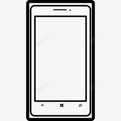手机外形的流行模式的诺基亚Lumia图标png_新图网 https://ixintu.com 工具和用具 手机 手机模型 模型 流行 电话 诺基亚Lumia 轮廓