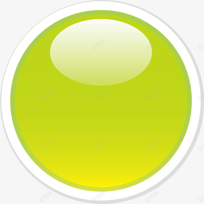 手绘绿色圆圈卡片png免抠素材_新图网 https://ixintu.com 手绘卡片 描边 水彩 渐变 绿色卡片 绿色圆圈