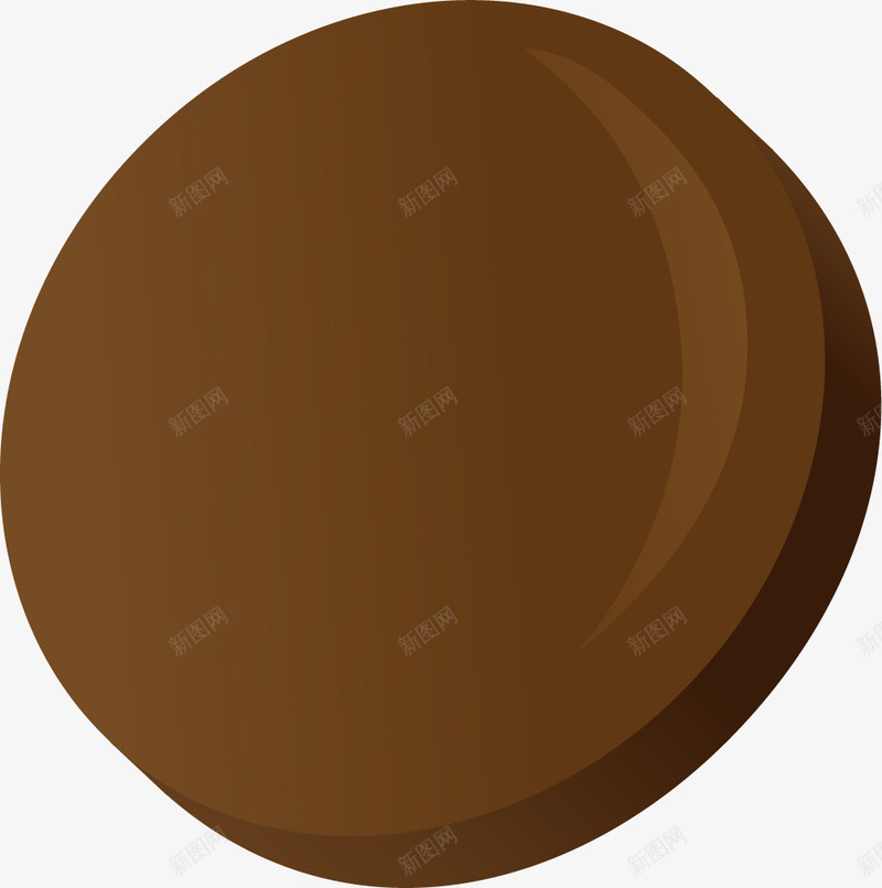 手绘棕色巧克力png免抠素材_新图网 https://ixintu.com 圆圈 小清新 巧克力 手绘 棕色 水彩 渐变 食品
