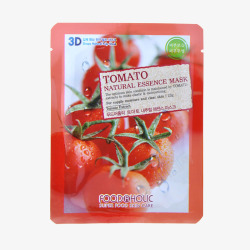 西红柿水果面膜素材