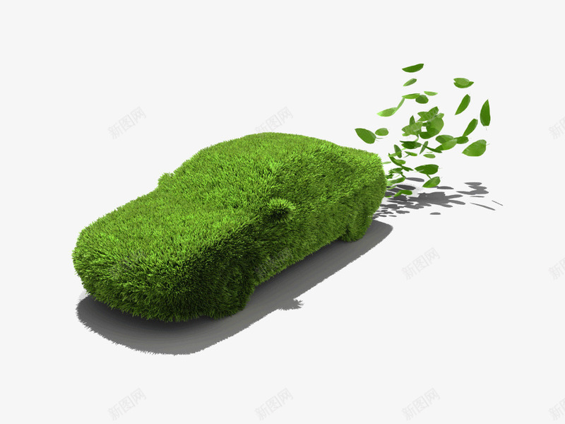 绿色汽车png免抠素材_新图网 https://ixintu.com 汽车 汽车绿色 绿色 绿色汽车 草 车子