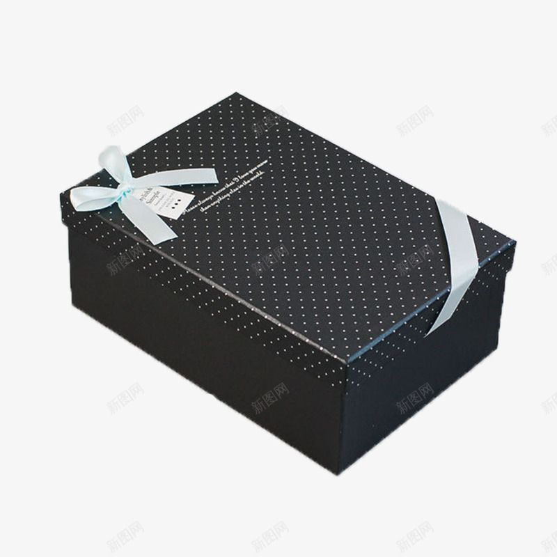 黑色斑点立体礼盒盒子png免抠素材_新图网 https://ixintu.com 斑点 礼盒矢量图 立体 长方形盒子 黑色