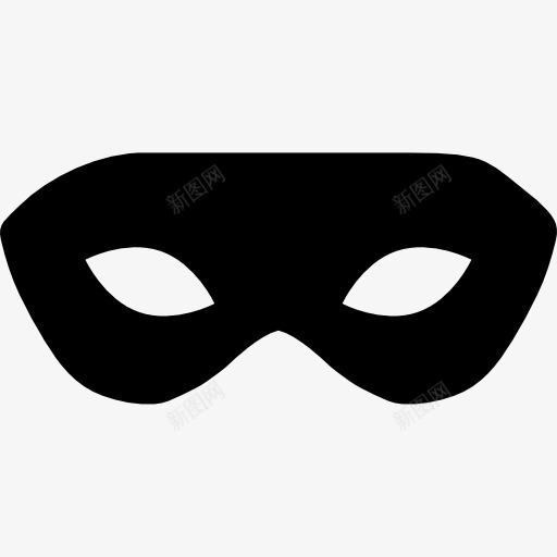 狂欢的黑色面具男性图标png_新图网 https://ixintu.com 形状 狂欢节面具 男性 节日 面具 黑色