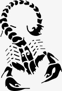 蝎子纹身图案png免抠素材_新图网 https://ixintu.com 天蝎座 底纹 爬虫 黑白