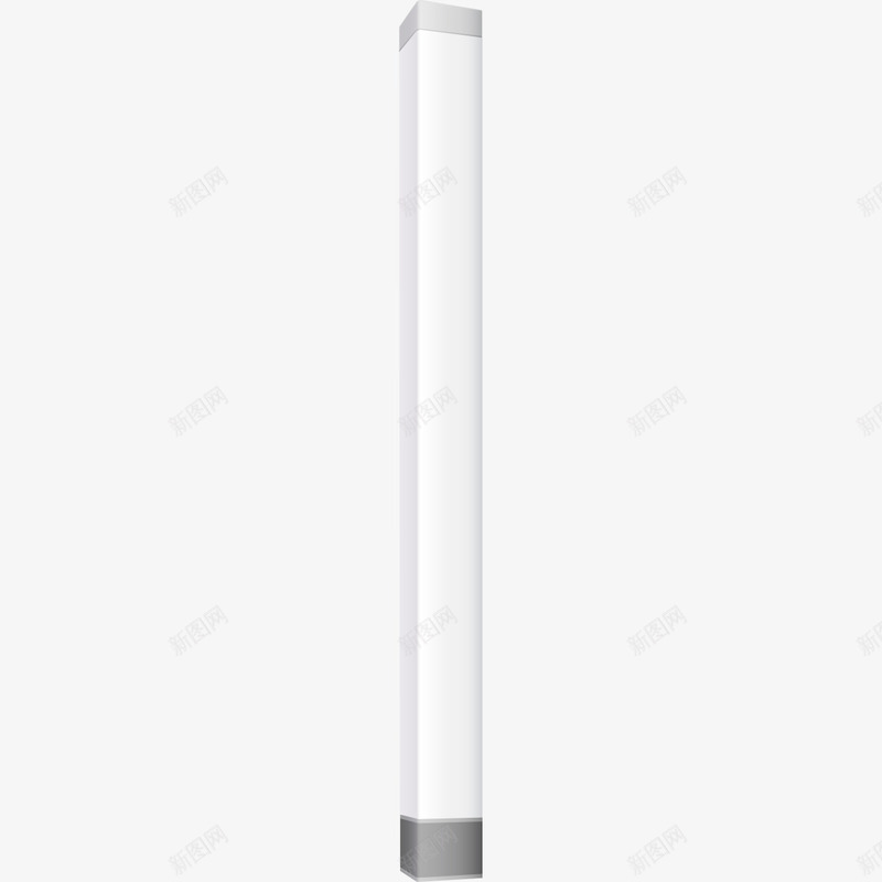 白色柱子png免抠素材_新图网 https://ixintu.com 柱子 白色 白色柱子 白色柱子模型