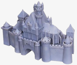 立体模型迪斯尼城堡素材
