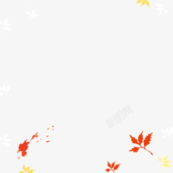 秋天落叶枫叶素材