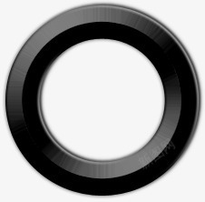 黑色圆形圆圈素材