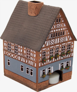 欧式建筑模型卡通3D模型欧式小楼高清图片