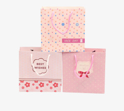 粉色袋子粉色礼品袋高清图片