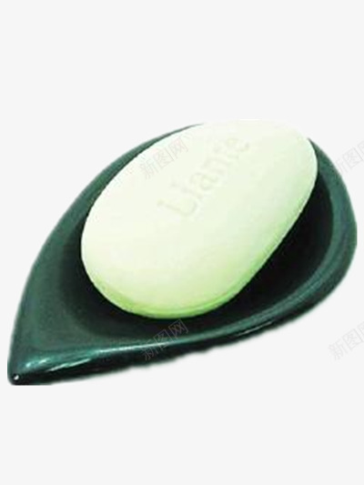 香皂png免抠素材_新图网 https://ixintu.com 个人护理 墨绿色盒子 护肤 水滴形香皂盒 洗浴 肥皂 香皂