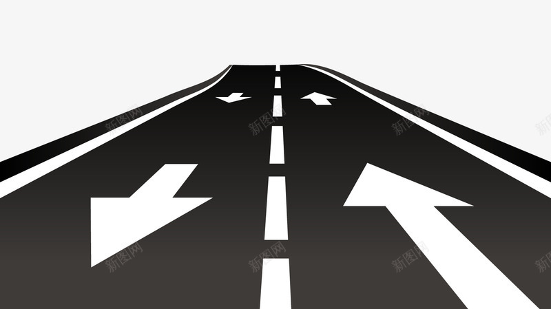 卡通高速公路png免抠素材_新图网 https://ixintu.com 交通 箭头 运输 道路 高速公路 高速公路模型免抠素材免费下载