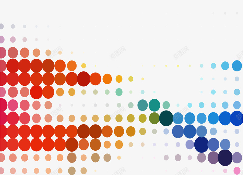 彩色圆圈背景png免抠素材_新图网 https://ixintu.com 免抠PNG 图案 圆圈 彩色 背景 边框纹理