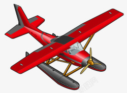 卡通飞机模型素材