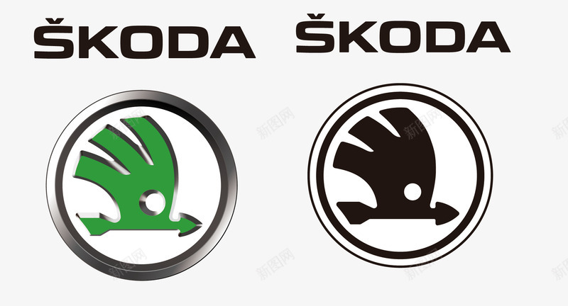 斯柯达图标png_新图网 https://ixintu.com Skoda logo 斯柯达 汽车标志 矢量车标