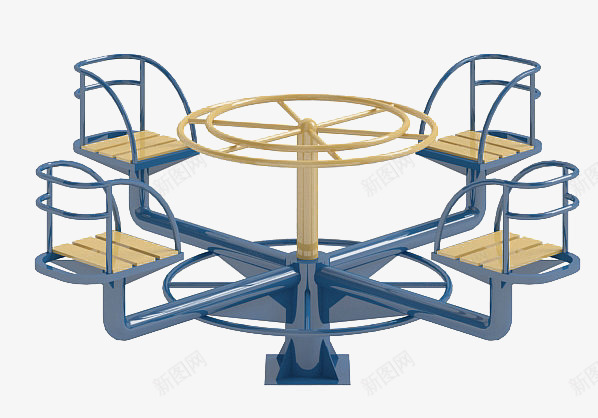 有质感的游乐园设施png免抠素材_新图网 https://ixintu.com 元素 模型 游乐园 设施 质感