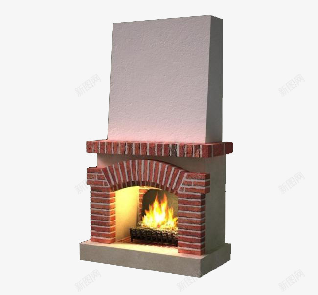 有质感的壁炉模型元素png免抠素材_新图网 https://ixintu.com 元素 壁炉 模型 设计 质感