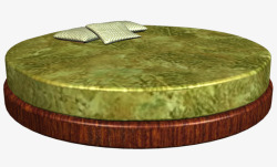 园床古代床模型高清图片
