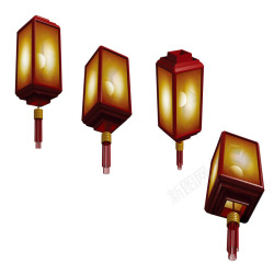 中国风灯笼复古灯笼素材