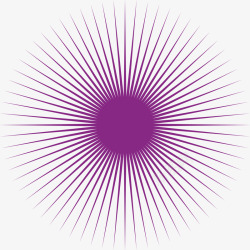 紫色线条圆圈素材