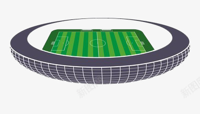 足球场地模型png免抠素材_新图网 https://ixintu.com 体育 场地 模型 足球 运动