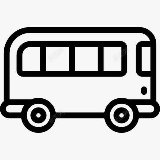 总线图标png_新图网 https://ixintu.com 公共交通 公共汽车 校车 汽车 运输