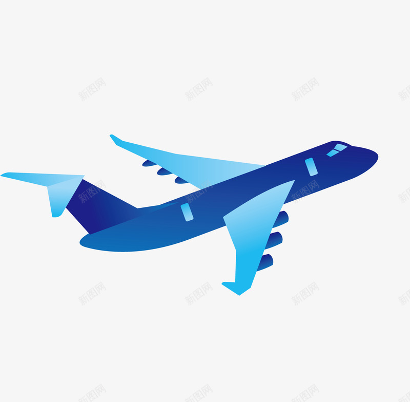 蓝色手绘的小飞机png免抠素材_新图网 https://ixintu.com 交通工具 动漫动画 卡通手绘 蓝色飞机 装饰图 飞机 飞机模型