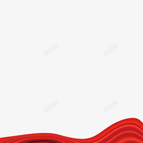 下方装饰红色丝绸png免抠素材_新图网 https://ixintu.com 下方装饰 丝绸 中国风 红色 装饰
