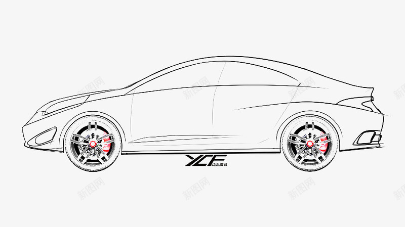 小型汽车线稿图标png_新图网 https://ixintu.com 小型汽车 汽车 汽车线稿 线稿