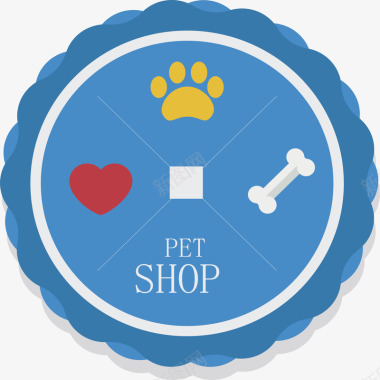 宠物店logo图标图标