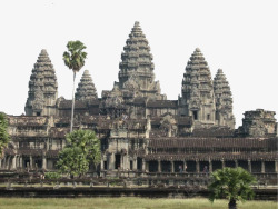 吴哥窟景区柬埔寨著名吴哥窟高清图片