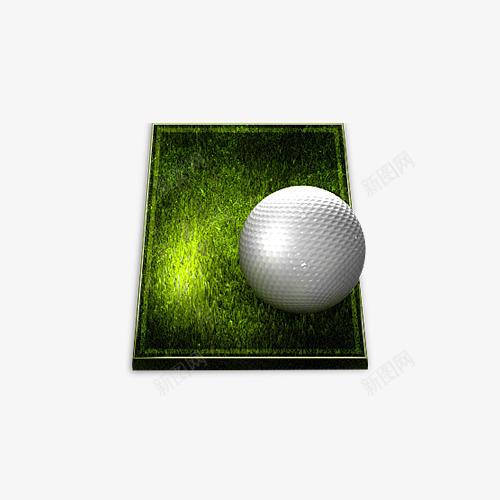 高尔夫3D模型片png免抠素材_新图网 https://ixintu.com 场地 草地 高尔夫 高端运动
