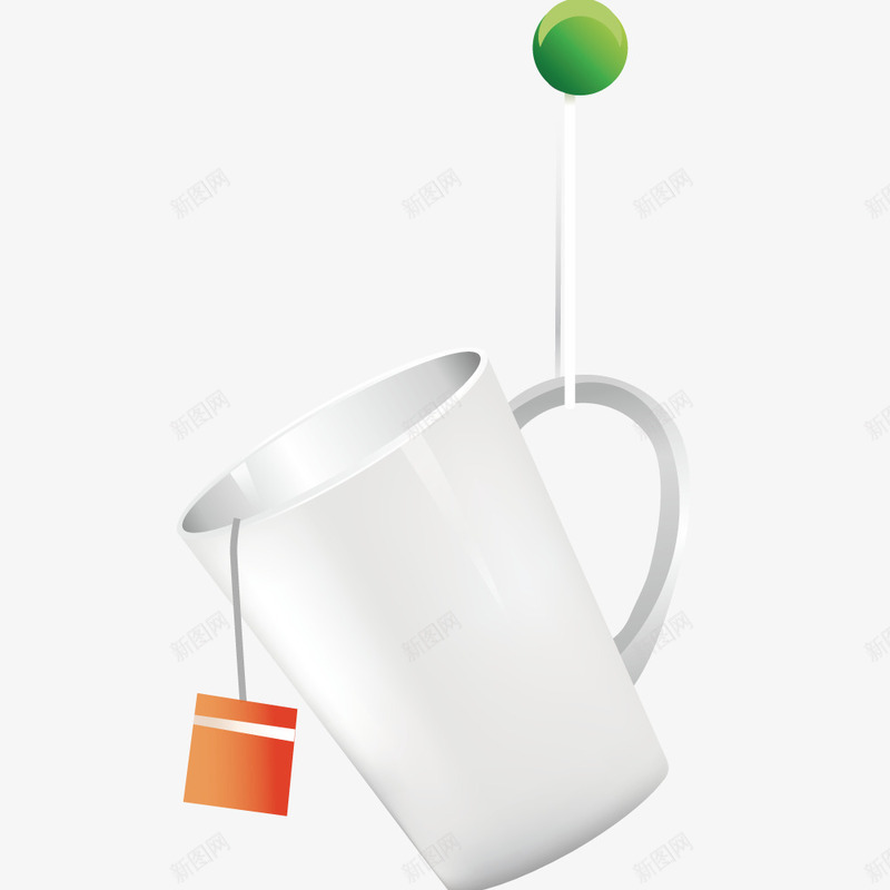 艺术茶水杯子png免抠素材_新图网 https://ixintu.com 3d概念图 手绘 模型 饮品杯子