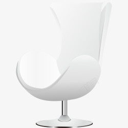 座椅模型手绘白色座椅模型高清图片
