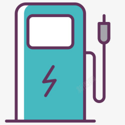 charging小型车电荷充电电动车服务站汽车高清图片
